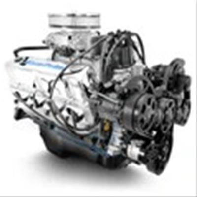 BluePrint Engines Ford 347 C.I.D. 415 HP Dressed Stroker Long Block Crate BP3479RCTFKB New BPE standard bore 342, FUEL SYSTEM, BLACK PULLEY KIT, REAR SUMP, / FT LBS thumbnail 2