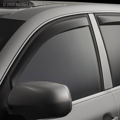 WeatherTech Side Window Deflectors (Dark tint) For front and rear