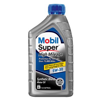Mobil 124393 Mobil Super High Mileage Motor Oil | Summit Racing