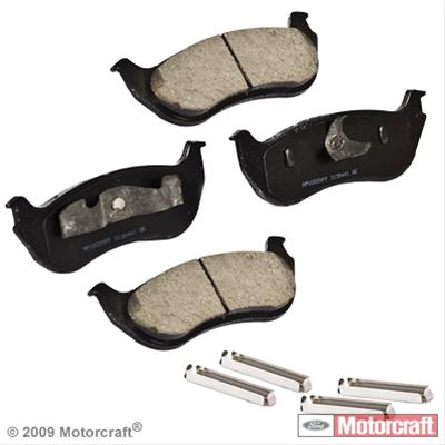 Integrally Molded Rear MOTORCRAFT Standard Premium Disc Brake Pad Set-Pads