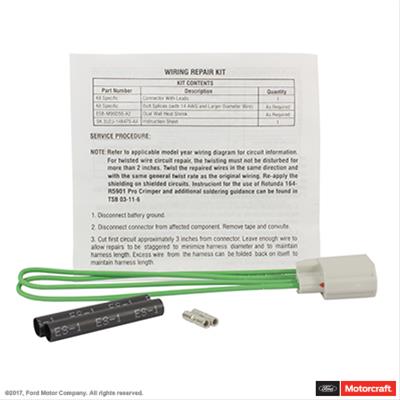 Motorcraft 1U2Z14S411BEC Motorcraft Wiring Connectors | Summit Racing