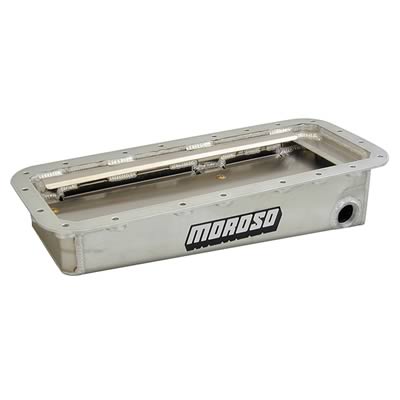 Moroso Hemi (Incl. Keith Black/JP-1 Funny Car) Wet Sump 3.5in-5.25in Aluminum Oil Pan