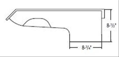 Moroso Pontiac V-8 (301-455) Deep Wet Sump 7qt 8.5in Steel Oil Pan thumbnail 5