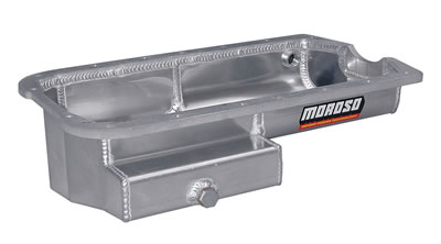Moroso Honda 2.2/2.3L H Series Prelude Kicked Out Drag Race Baffled 5.5qt 5-3/8in Aluminum Oil Pan thumbnail 2
