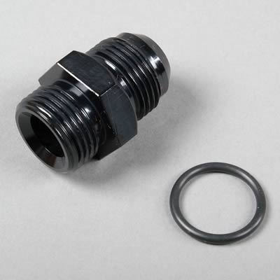 Moroso Dry Sump Tank/Pump Scavenge Manifold Fitting -12An to -12An w/O-Ring - Aluminum - Single thumbnail 2