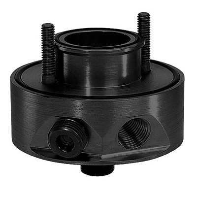 Moroso Chevrolet Small Block Oil Filter Adapter - Sandwich - Accumulator/External Pump