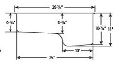 Moroso Ford 7.3 Powerstroke Pickup/Van Steel Oil Pan thumbnail 2
