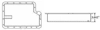 Moroso Ford E40D/4R100 Transmission Pan - 3.642in thumbnail 2