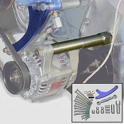 Moroso Ford Small Block Alternator Mounting Bracket w/Hardware - Billet Aluminum thumbnail 3