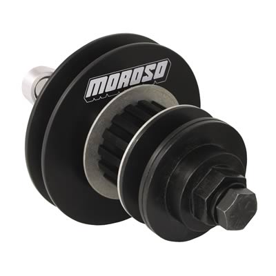 Moroso Chevrolet Small Block Dry Sump & Vacuum Pump Drive Kit - Flange Style w/Pulleys