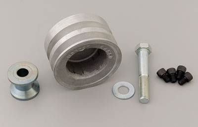 Moroso Ford 351-400 Cleveland/Boss 302 (4 Bolt) Crankshaft Pulley - Double Groove - Cast Aluminum