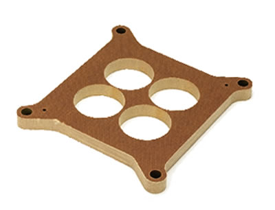 Moroso 4150/4160 Carburetor Spacer - 4 Hole Plenum - 1/2in - Phenolic