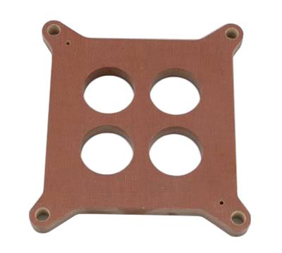 Moroso 4150/4160 Carburetor Spacer - 4 Hole Plenum - 1/2in - Phenolic