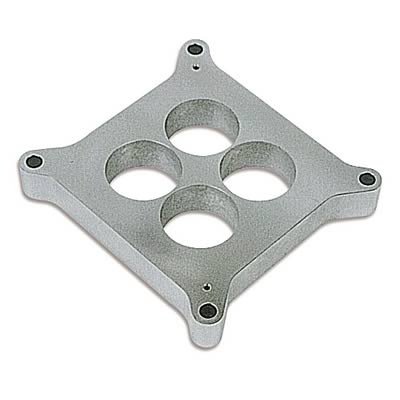 Moroso 4150/4160 Carburetor Spacer - 4 Hole Plenum - 1in - Billet Aluminum