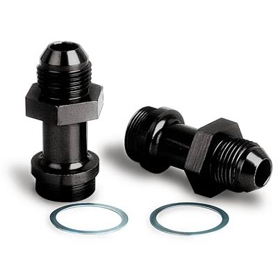 Moroso Fuel Inlet Fitting -8An Fuel Line - 2 Pack thumbnail 2
