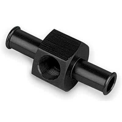 Moroso Fuel Pressure Gauge Fitting - 3/8in Line w/Hose Fitting