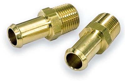 LNS Brass Fuel Line Hose Barb – 3/8” Hose X 3/8” Pipe – Pair Of Fittings (38-32013)