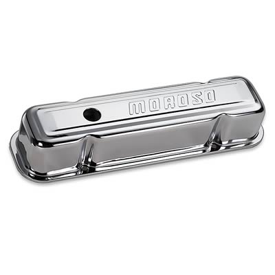 Moroso 68281 Moroso Stamped Steel Valve Covers | Summit Racing