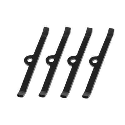 Moroso Chevrolet Small Block Valve Cover Hold Downs - Steel - Black Powder Coat - Set of 4