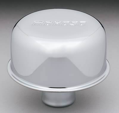 Moroso 68741 Valve Cover Breather Chrome Round Push-In