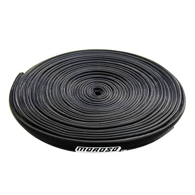 Moroso Insulated Spark Plug Wire Sleeve - 8mm - Black - 25ft Roll