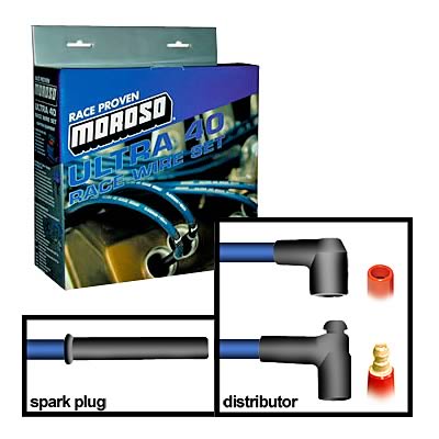 Moroso GM LS Ignition Wire Set - Ultra 40 - Unsleeved - Coil-On - Blue thumbnail 2