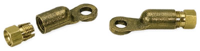 Moroso Battery Cable Remote Fitting End Kit - Compression Style End - 3/8in - 2 Pack