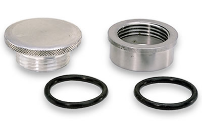 Moroso Aluminum Weld-In Filler Bung & Cap Moroso Aluminum Weld-In Filler Bung & Cap