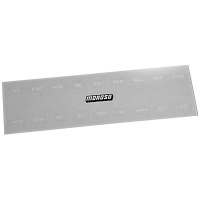 Moroso 97542 Switch Panel Label Decal 
