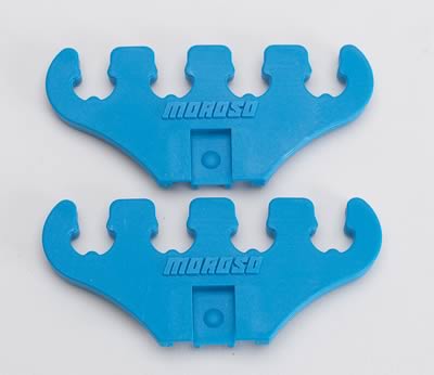Moroso Wire Loom - 7-9mm - 4 Hole - Blue - 2 Per Card