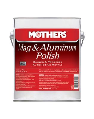 MOTHERS 05102 +Applicator Pad-Mag & Aluminum Polish - Shines & Protects 1  GALLON