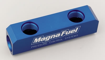 NITRO噴射 スロットルブロック MagnaFuel MP-7600-02 MagnaFuel Fuel Logs | Summit Racing