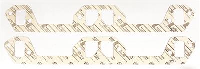 Mr. Gasket Header/Manifold Exhaust Gaskets 358 Gaskets, Header, High-Temperature White, Stock Port, Mopar, Small Block LA, Pair