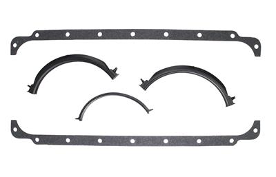 Mr. Gasket Oil Pan Sets 5895 Gasket, Multi-Piece, Cellulose, Nitrile Composition, Dodge, Plymouth, 273/318/340, Kit