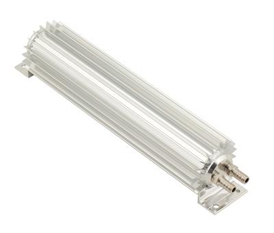 Mr. Gasket Dual Pass Transmission Coolers 7365G Cooler, Tube and Fin, 12 in. Width, 4 in. Height, 4 in. Thick, 3/8 in. Hose Barb Inlet/Outlet