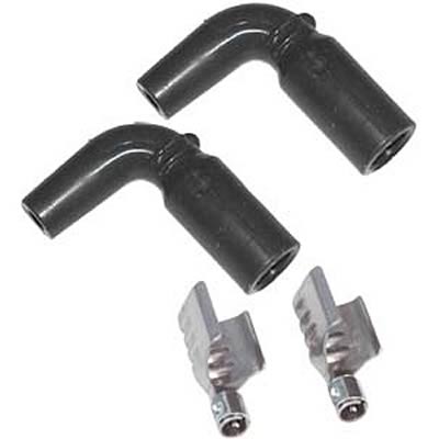 MSD Replacement Boots 3303 Spark Plug Boot Kit, Replacement, Black, Boot And Terminal, Pair thumbnail 2