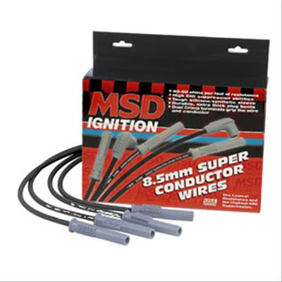 MSD 8.5mm Super Conductor Wire Rolls 34043 Ignition Spool, Conductor, 8.50mm, 100 ft. Length, Black, Each thumbnail 3