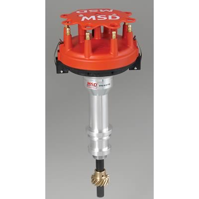 MSD Pro-Billet Crank Trigger Distributors 8378 Distributors, Trigger, Male/HEI, Locked Advance, Bronze Gear, Standard Rotation, Ford, Lincoln, Mercury, 351W, Each thumbnail 3