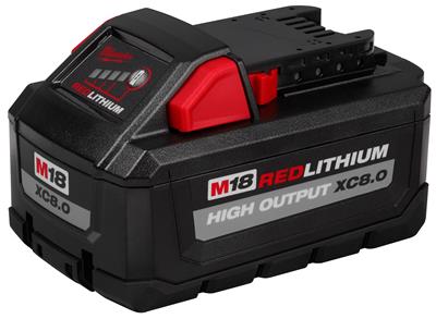 Milwaukee Tool 48-11-1880 Milwaukee M18 REDLITHIUM High-Output XC8.0 ...