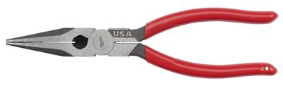 Milwaukee MT505 8 in. Long Nose Dipped Grip Pliers