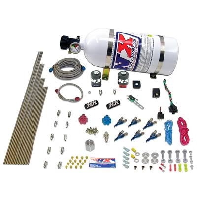 Nitrous Express 6 Cyl Alcohol Nitrous Kit (150-375HP) w/o Bottle