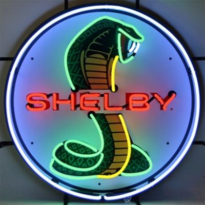 Vintage Shelby Cobra Neon Sign