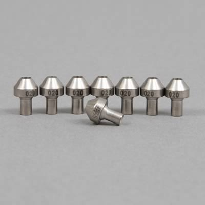 NOS Flare Jets 13760-20-8NOS Nitrous Oxide Jets, Flare, .020 in., Stainless Steel, Set of 8