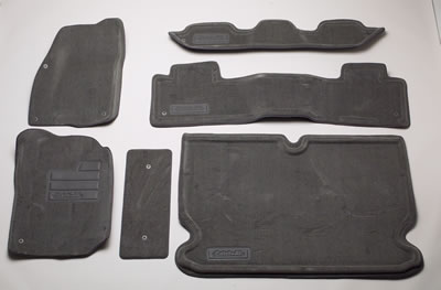   Floor Protectors Mats 669849 Second/Third Row Black Expedition  