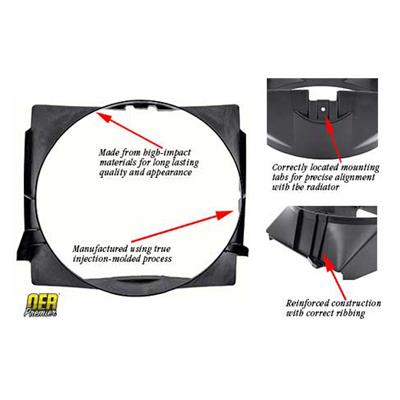 OER 3938613B OER Reproduction Fan Shrouds | Summit Racing