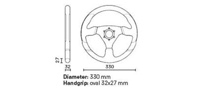 OMP Racing Inc OD0-1981-071 OMP Racing Steering Wheels | Summit Racing