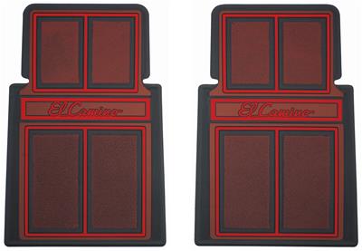 Restoparts Manufactured Heavy Duty Reproduction Rubber Floor Mats