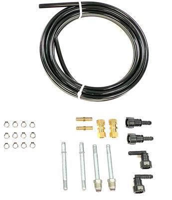 Dual Feed Fuel Line #6AN (Black