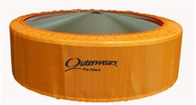 Outerwears Prefilters 10-1141 Air Cleaner Pre-Filter, Polyester, Blue, 14 in. Diameter, 3 in. Height, Each thumbnail 2