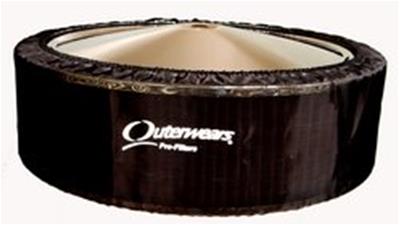 Outerwears Prefilters 10-1238 Air Cleaner Wrap, Pre-Filter, Polyester, Black, 9 in. Diameter, 5 in. Height, Each thumbnail 2